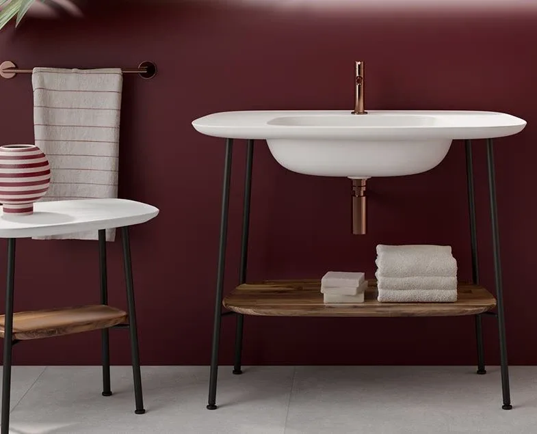 Смеситель Vitra Origin A4255526 для раковины медный