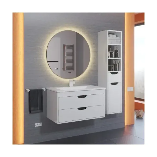 Зеркало Uperwood Modul 65*65 бесконтактный сенсор, антизапотевание, круглое, теплая подсветка