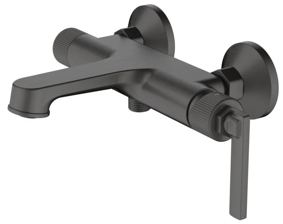 Смеситель Haiba HB60797-3 для ванны и душа оружейная сталь