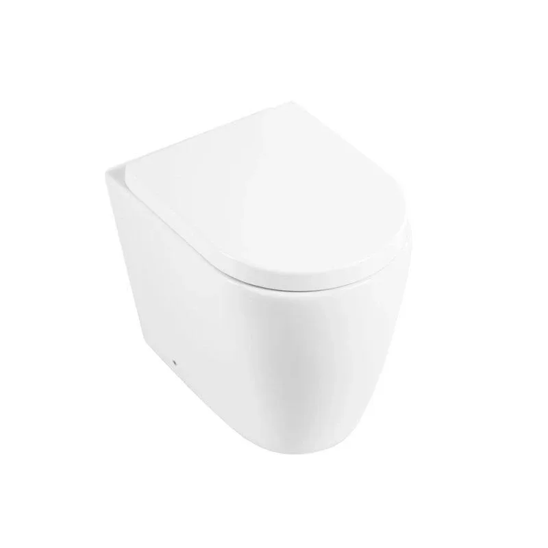 Приставной унитаз BelBagno Марино (Marino) BB105CBR 36*52 безободковый с крышкой-сиденьем микролифт BB105SC
