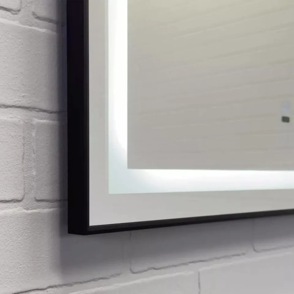Зеркало Comforty Онега 60 LED-подсветка, черный,бесконтактный сенсор
