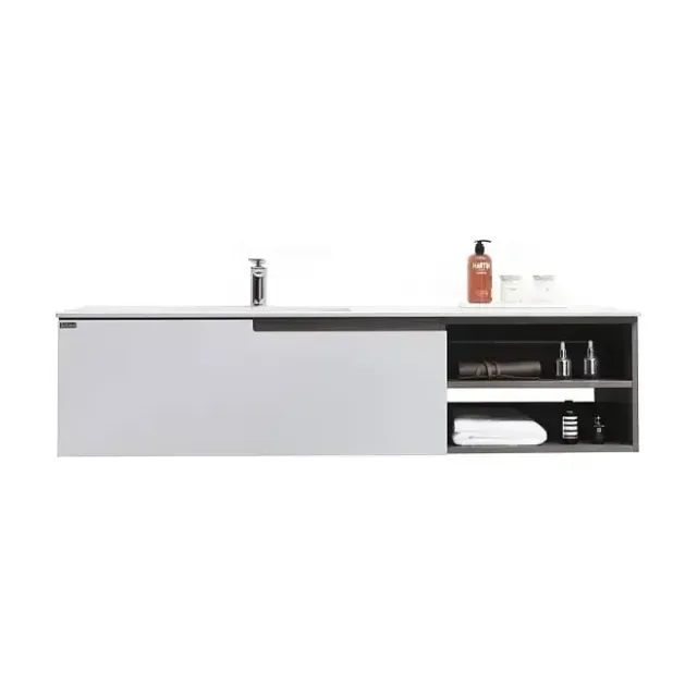 Тумба с раковиной Orans BC-1131-1500L белый/кофейный