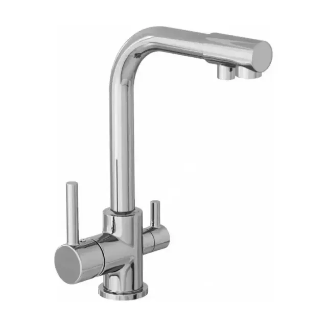 Смеситель Avrora Kitchen AV9003 для кухни с функцией подключения фильтра хром