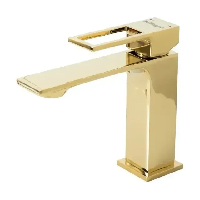 Смеситель BelBagno Луче (Luce) LUC-LVM-ORO для раковины,золото
