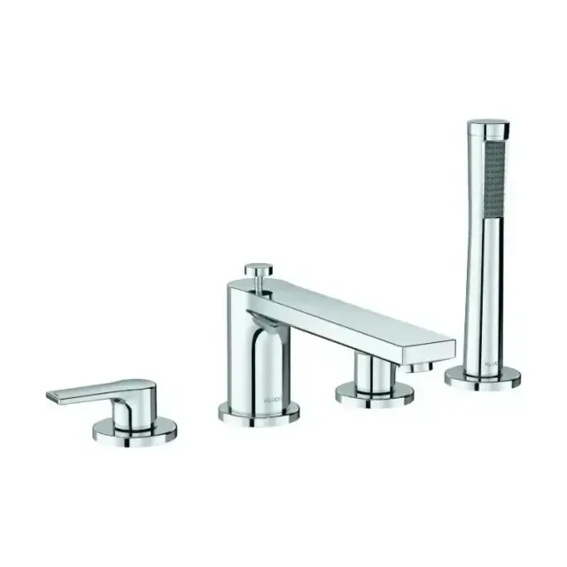 Смеситель на борт ванны Kludi Zenta SL 484240565 на 4 отверстия