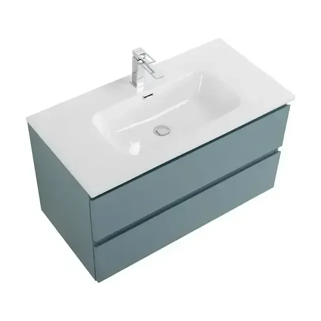 Комплект мебели BelBagno Крафт (Kraft) 90 голубой матовый (раковина BB900ETL)