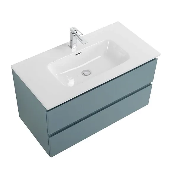 Комплект мебели BelBagno Крафт (Kraft) 90 голубой матовый (раковина BB900ETL)