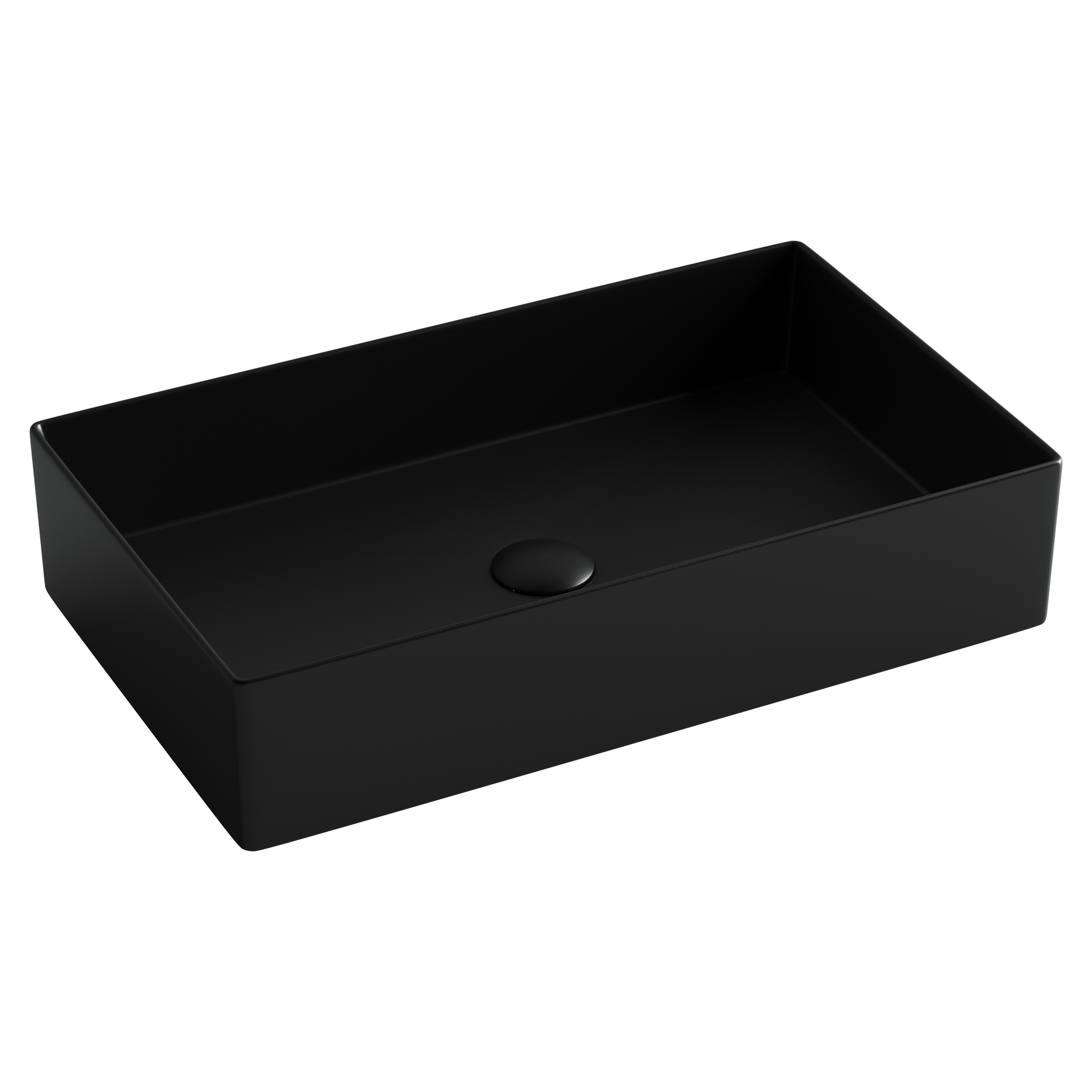 Раковина из сантехнического фарфора Ceramica Nova Элемент (Element) 60 см CN6070MB накладная цвет черный матовый