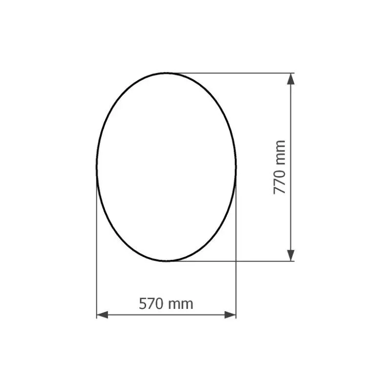 Зеркало Corozo Овал 57 с Led-подсветкой