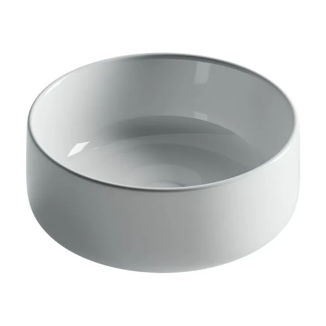 Раковина из сантехнического фарфора Ceramica Nova Элемент (Element) 36 см CN5047 накладная цвет белый