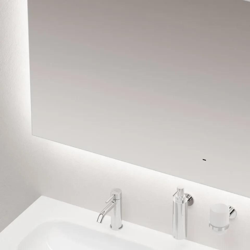 Зеркало Sancos Поле/Square 140*80 с подсветкой