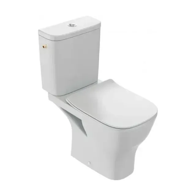 Унитаз-компакт Jacob Delafon Struktura 34*64,5 безободковый с крышкой-сиденьем микролифт Slim