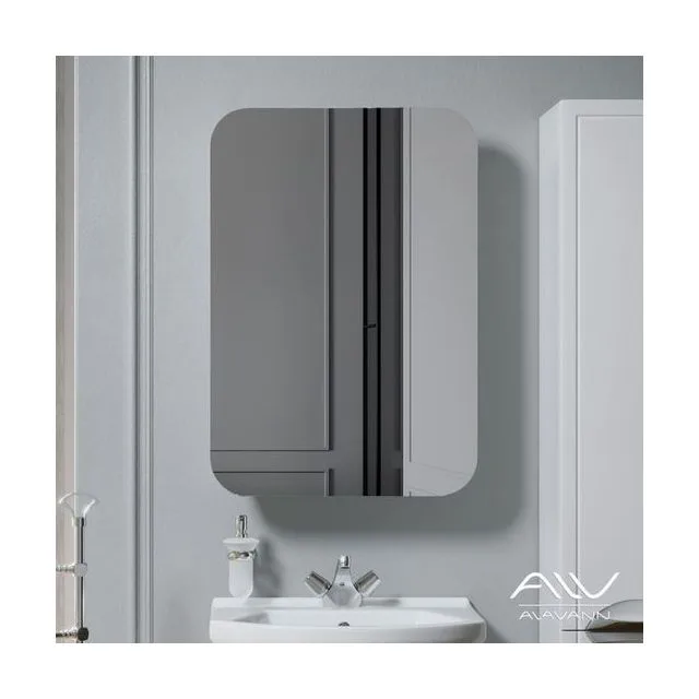 Зеркало-шкаф Alavann Monaco 55 см АЗ-1601-0550-00 белый