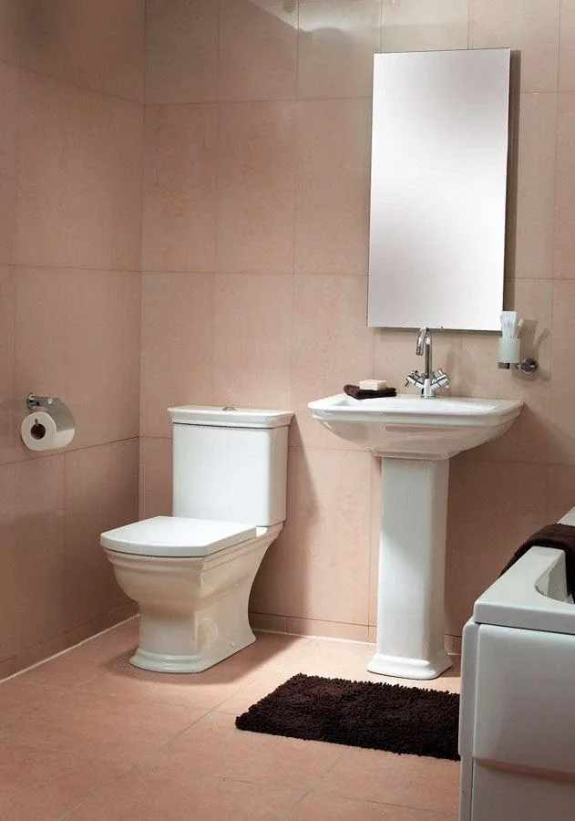 Унитаз-компакт Vitra Serenada 41*70 с деревянной крышкой-сиденьем