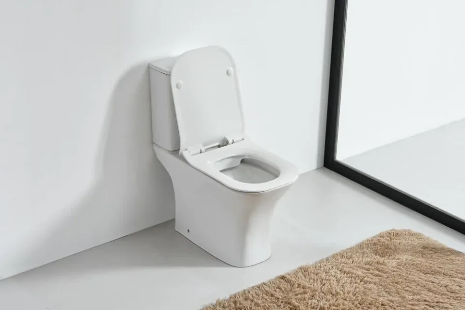 Унитаз-компакт Orange C02-000W 34,5*66,5 безободковый с крышкой-сиденьем микролифт