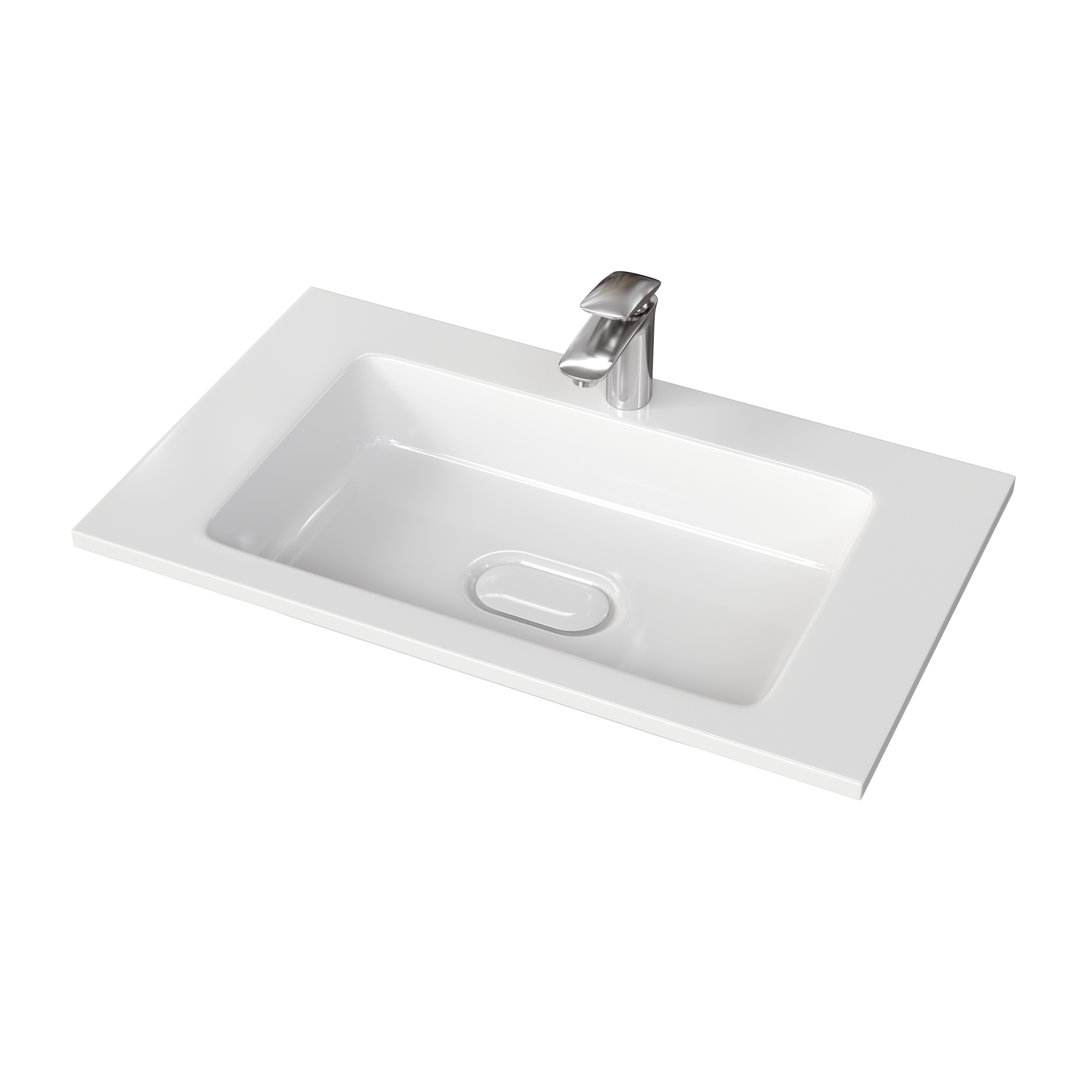 Раковина из литьевого мрамора Модуль (Modul), 100см