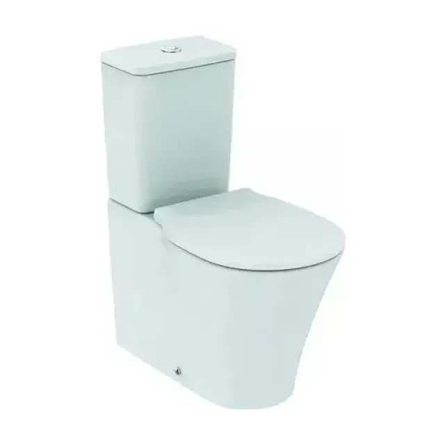 Унитаз-компакт Ideal Standard Connect Air Aquablade 36,5*66,5 безободковый с крышкой-сиденьем микролифт Slim универсальный выпуск пристенный