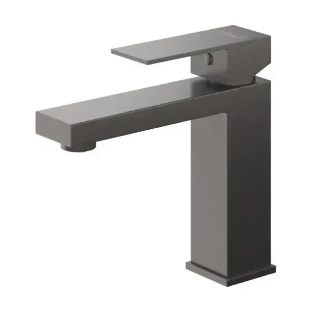 Смеситель Cezares Движение (Slider) SLIDER-LS-GM для раковины с донным клапаном оружейная сталь