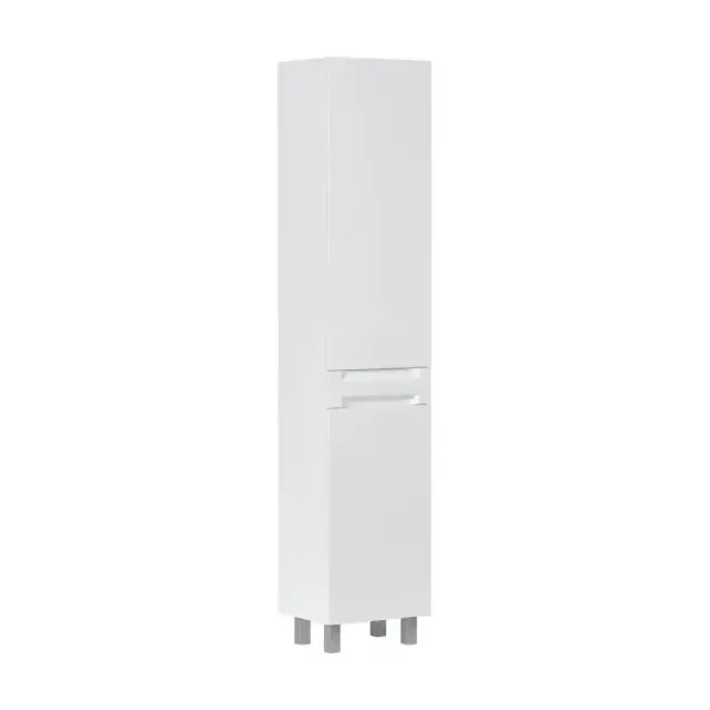 Пенал Equil Корнер/Corner 40 L/R напольный, глянцевый белый