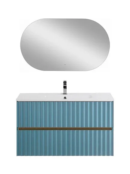 Комплект мебели Art&Max Элегант/Elegant 100 с LED подсветкой ручек ниагара