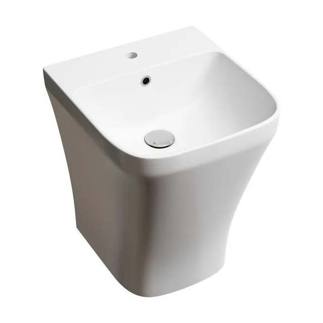 Раковина из сантехнического фарфора Ceramica Nova Дион (Dion) 37 см CN6067 подвесная цвет белый