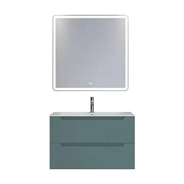Комплект мебели BelBagno Этна (Etna) 80 голубой матовый (раковина LOV-800-LVB)