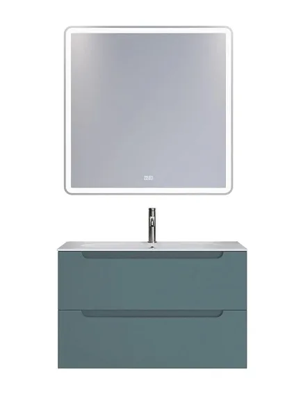 Комплект мебели BelBagno Этна (Etna) 80 голубой матовый (раковина LOV-800-LVB)