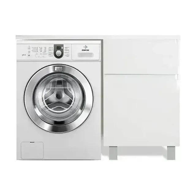 Тумба с раковиной напольная 2 ящика Эстет Dallas Luxe 110 R Белый ФР-00001966