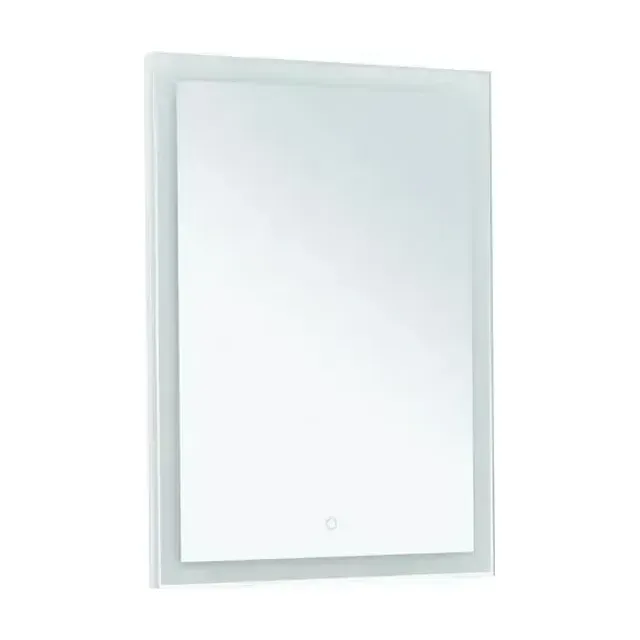 Зеркало Aquanet Гласс 60 белый глянец с Led подсветкой