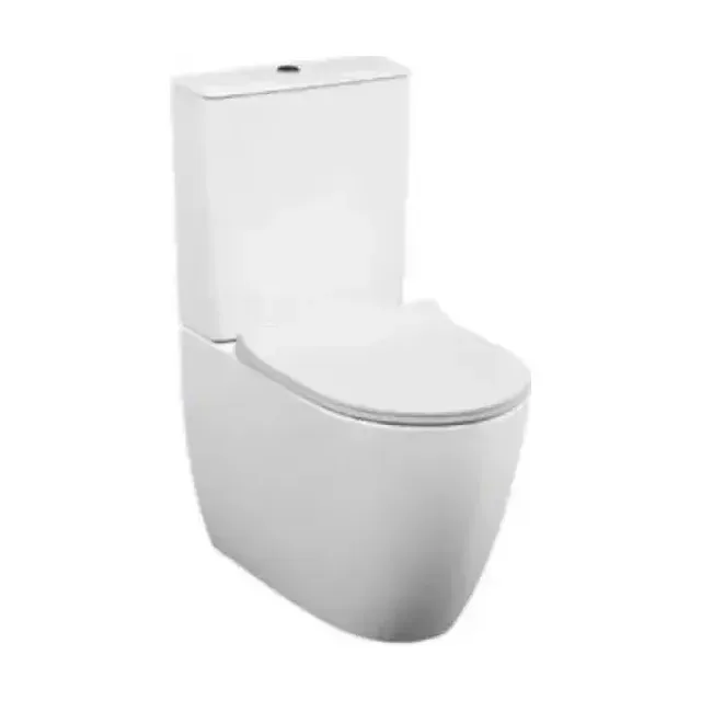 Унитаз-компакт Vitra Sento 36,5*65 безободковый с крышкой-сиденьем микролифт