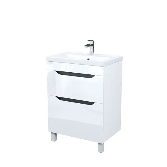 Тумба с раковиной IDDIS Рэй (Ray) 60 см, белая
