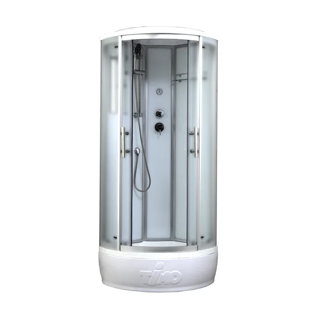 Timo Standart T-6680 Silver Fabric душевая кабина (80*80*220)