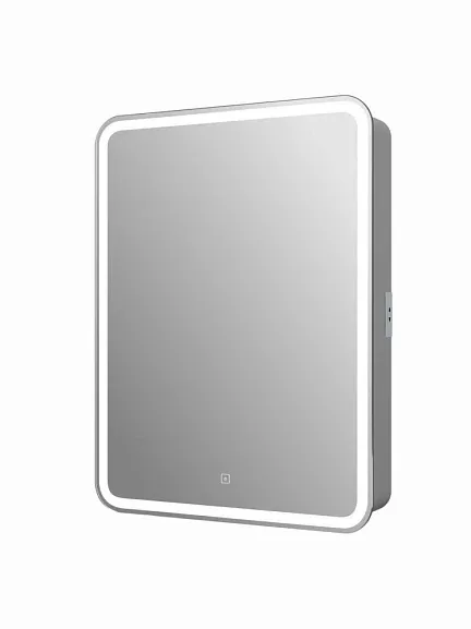 Зеркало-шкаф с подсветкой ART&MAX Платино Platino AM-Pla-550-800-1D-L-DS-F
