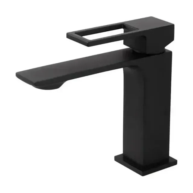 Смеситель BelBagno Луче (Luce) LUC-LVM-NERO для раковины,черный матовый
