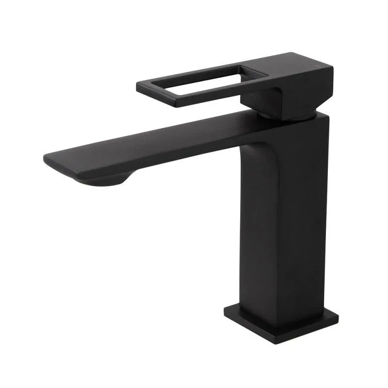 Смеситель BelBagno Луче (Luce) LUC-LVM-NERO для раковины,черный матовый