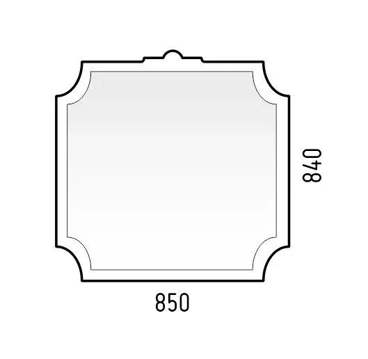 Зеркало Corozo Манойр 85
