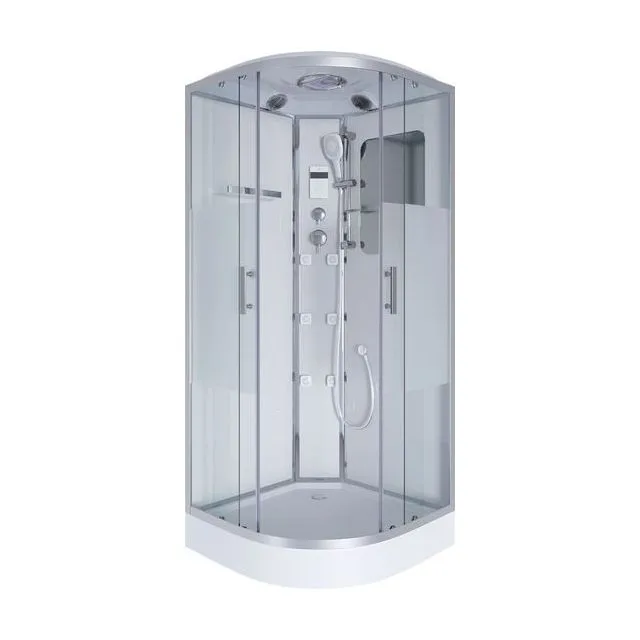 Душевая кабина Niagara Ultra NG-301-01 (90х90х220) низкий поддон(16см),стекло матовое