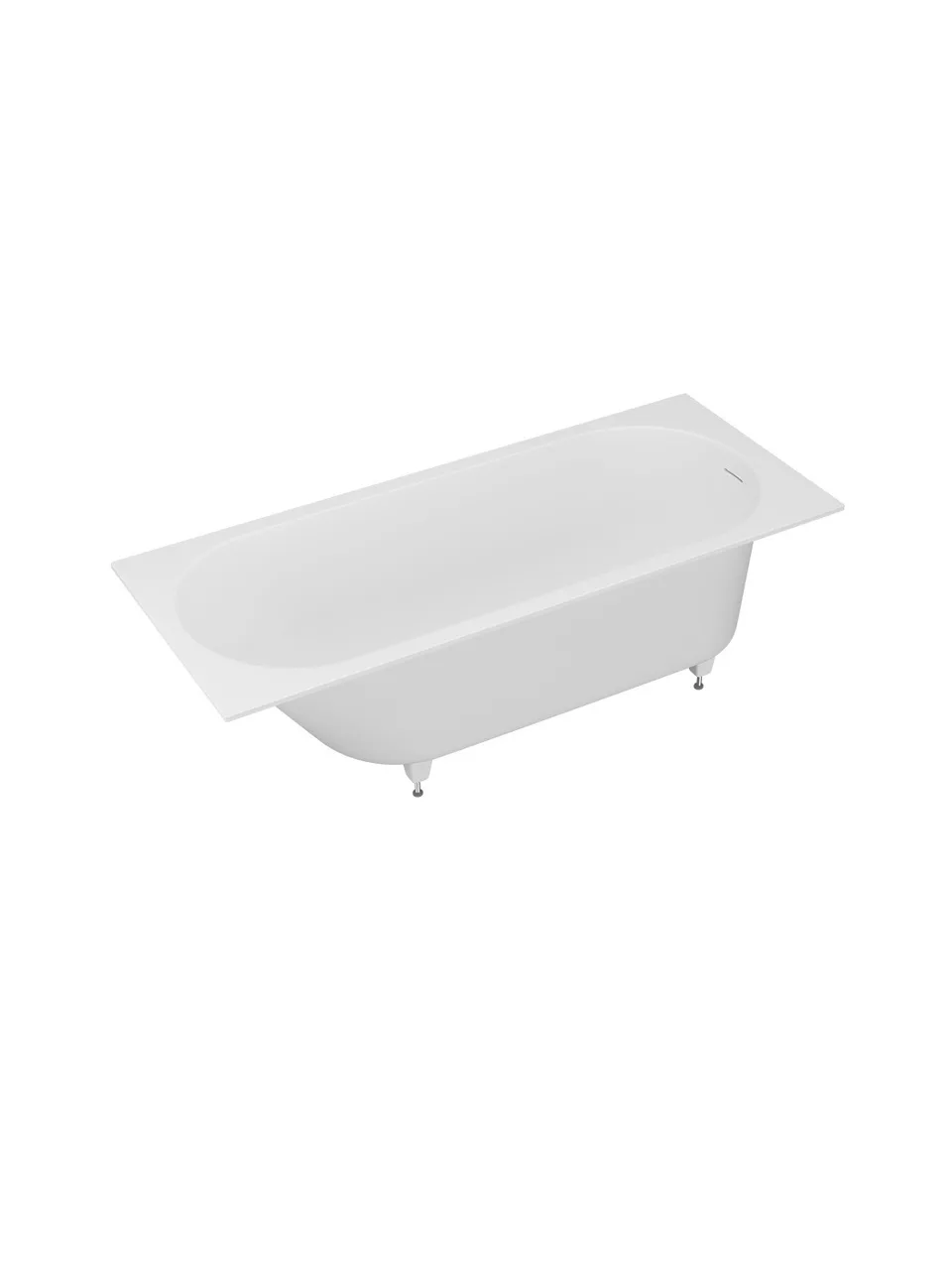 Ванна из искусственного камня Solid Surface встраиваемая CEZARES CZR-ECO-170-70-46-SSB
