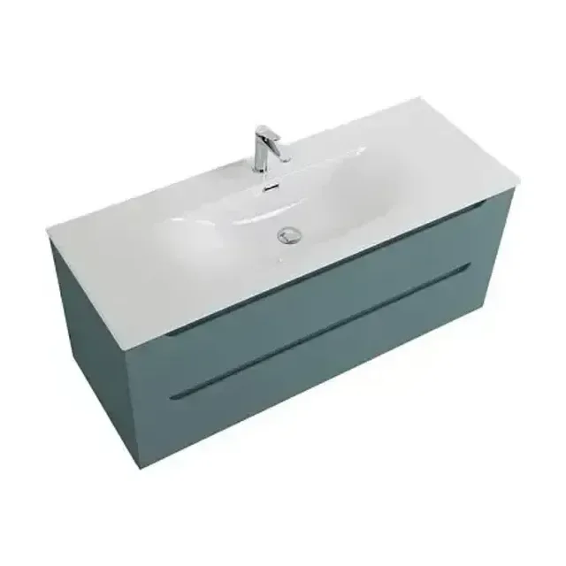Тумба с раковиной BelBagno Этна (Etna) 120 голубая матовая (раковина BB-8099-120)