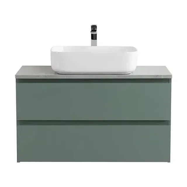 Тумба с раковиной BelBagno Крафт (Kraft) 80 еловая матовая (столешница серый глянцевый мрамор)