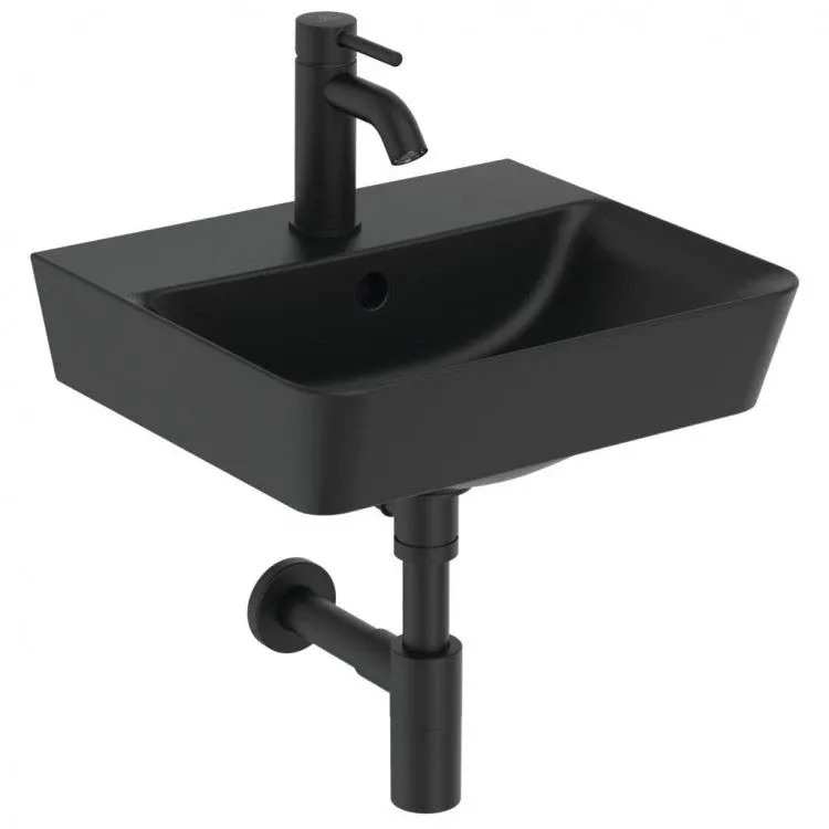 Раковина Ideal Standard Connect Air Cube E0307V3 40*35 черная