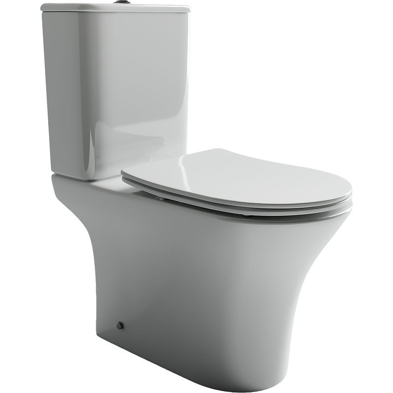 Унитаз напольный с бачком Ceramica Nova Фортуна (Fortuna) CN9001 белый с сиденьем микролифт смыв воронка-водоворот