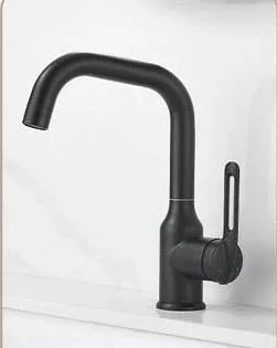 Смеситель Haiba HB10825-7 для раковины черный матовый