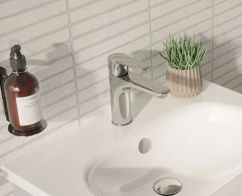Смеситель Vitra Root Round A42706EXP для раковины хром