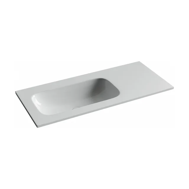 Раковина из сантехнического фарфора Ceramica Nova Грация (Grace) 101 см CN7014wx накладная цвет белый