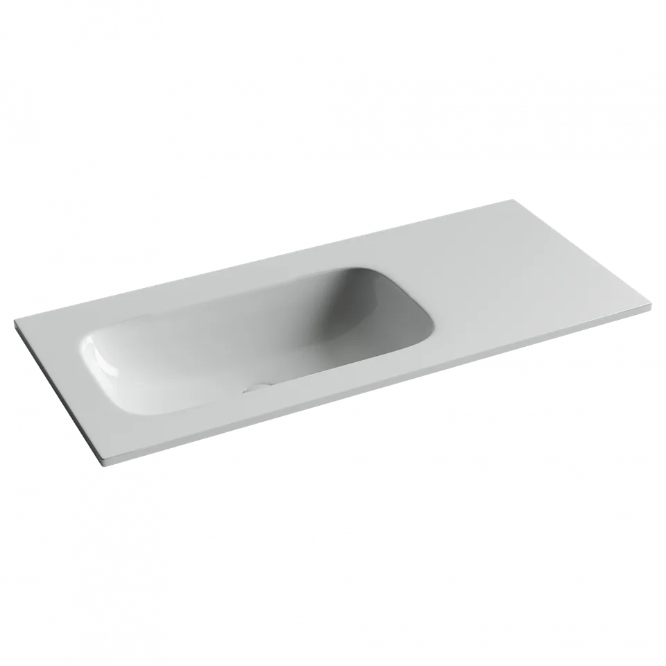 Раковина из сантехнического фарфора Ceramica Nova Грация (Grace) 101 см CN7014wx накладная цвет белый