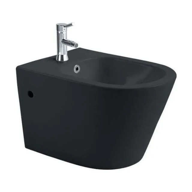 Биде подвесное AQUATEK ВЕГА AQ1057-MB, 530*360*330мм, цвет черный матовый
