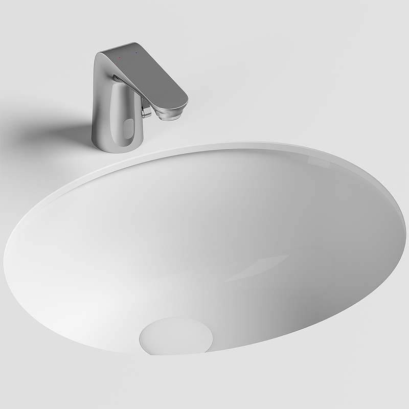 Раковина из сантехнического фарфора Ceramica Nova Элемент (Element) 51 см CN6042 встраиваемая цвет белый