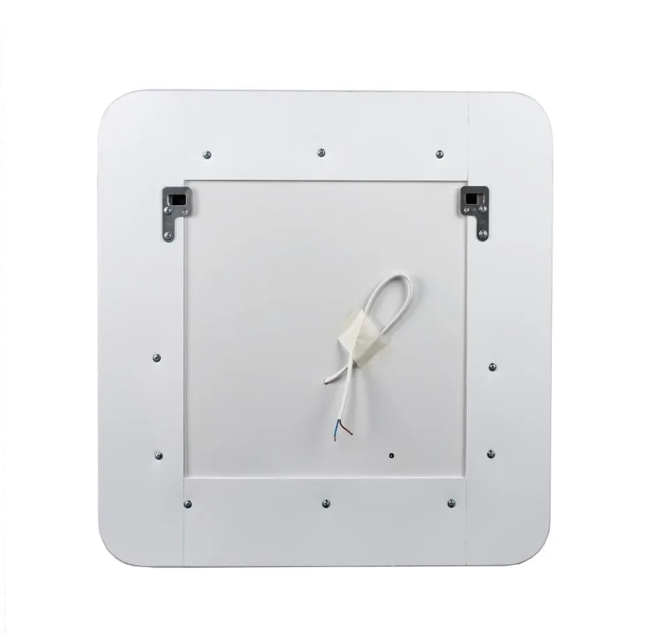 Зеркало Style Line Атлантика 60*60 с Led-подсветкой инфракрасный выключатель, часы