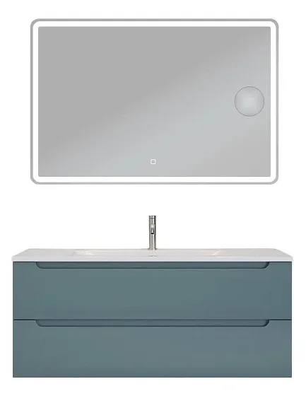 Комплект мебели BelBagno Этна (Etna) 120 голубой матовый (раковина BB-8099-120)